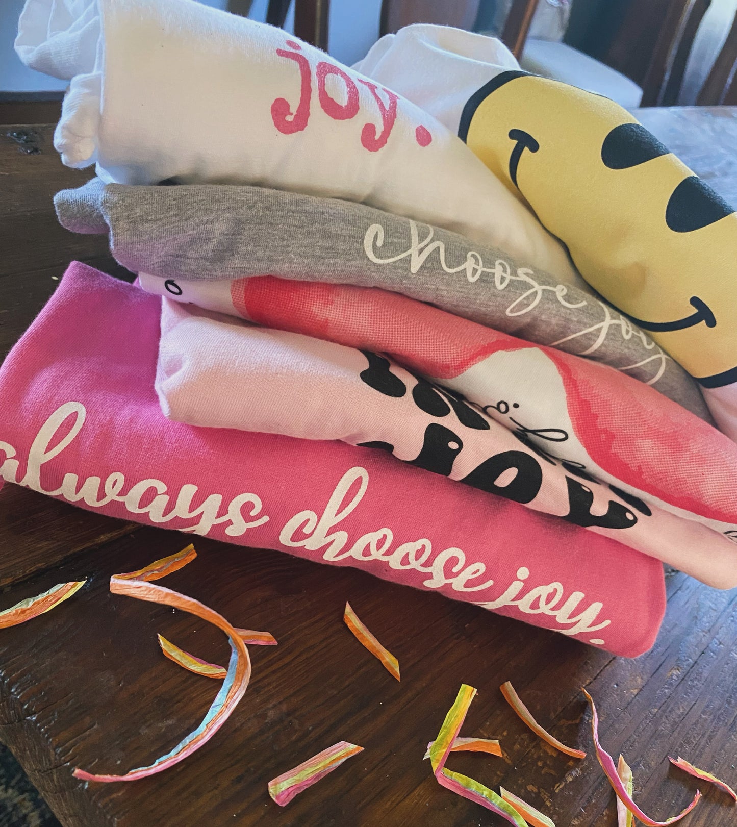 Always Choose Joy Tee Smiley Face