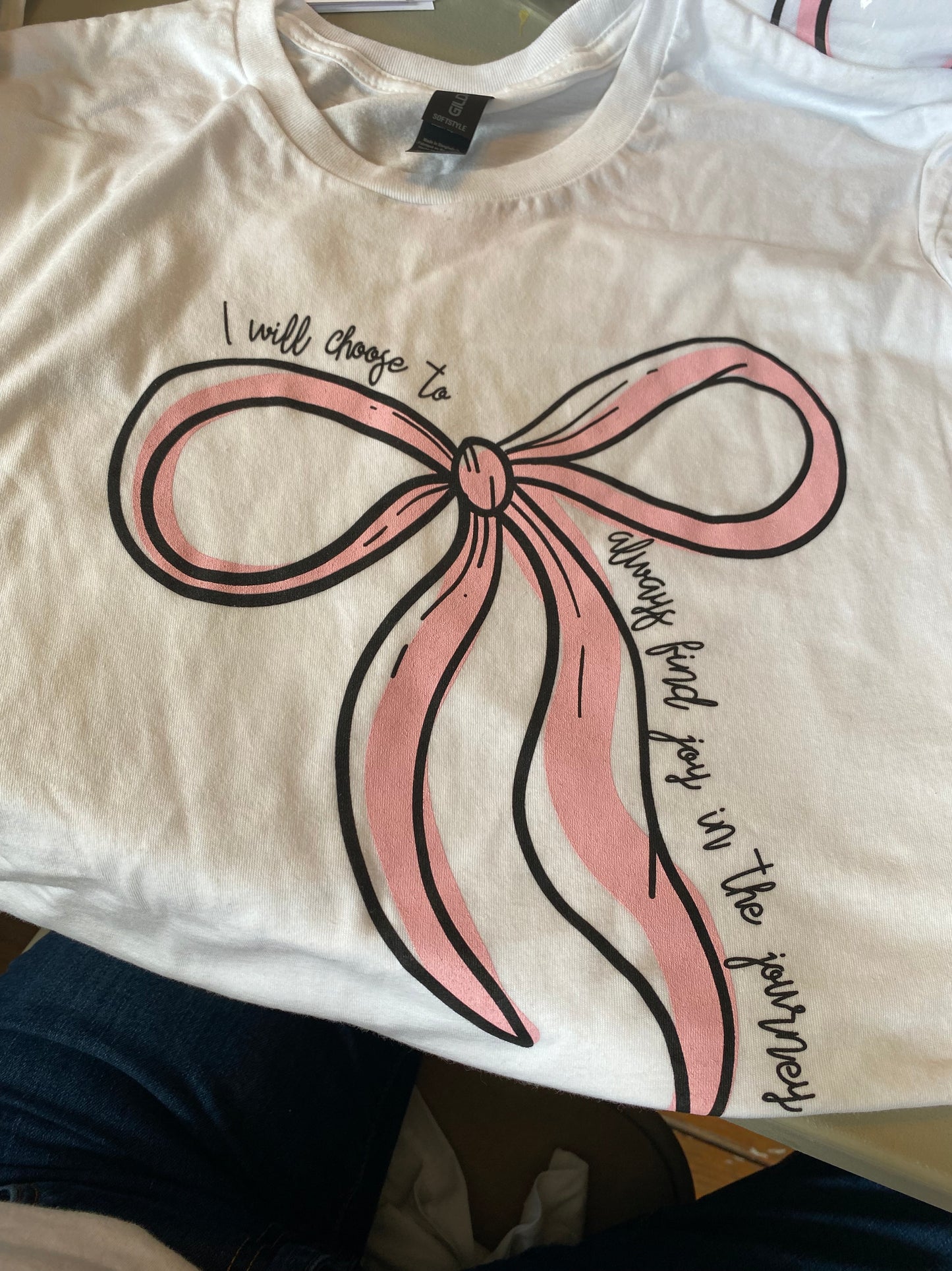 Bow long sleeve tee