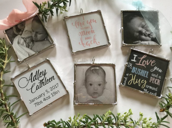 Baby Photo Keepsake Announcement