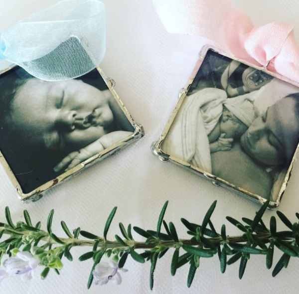 Baby Photo Keepsake Announcement