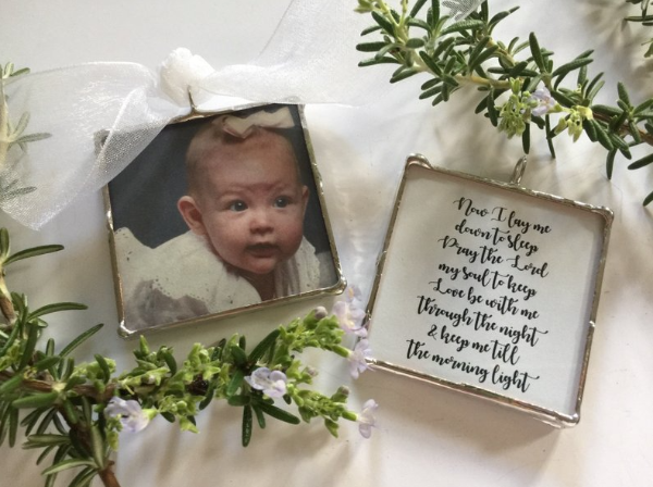 Baby Photo Keepsake Announcement