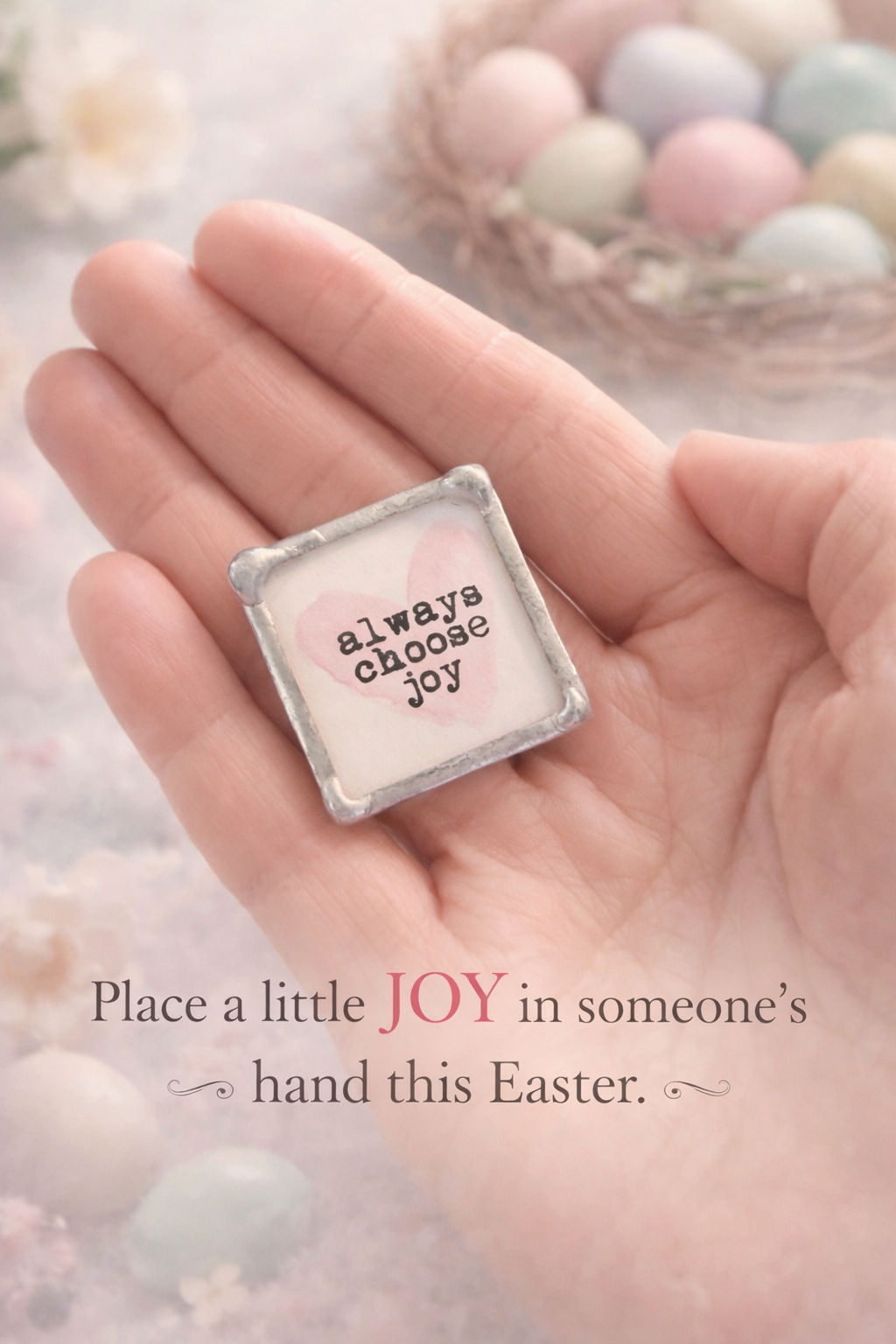 Wholesale always choose joy pocket charm