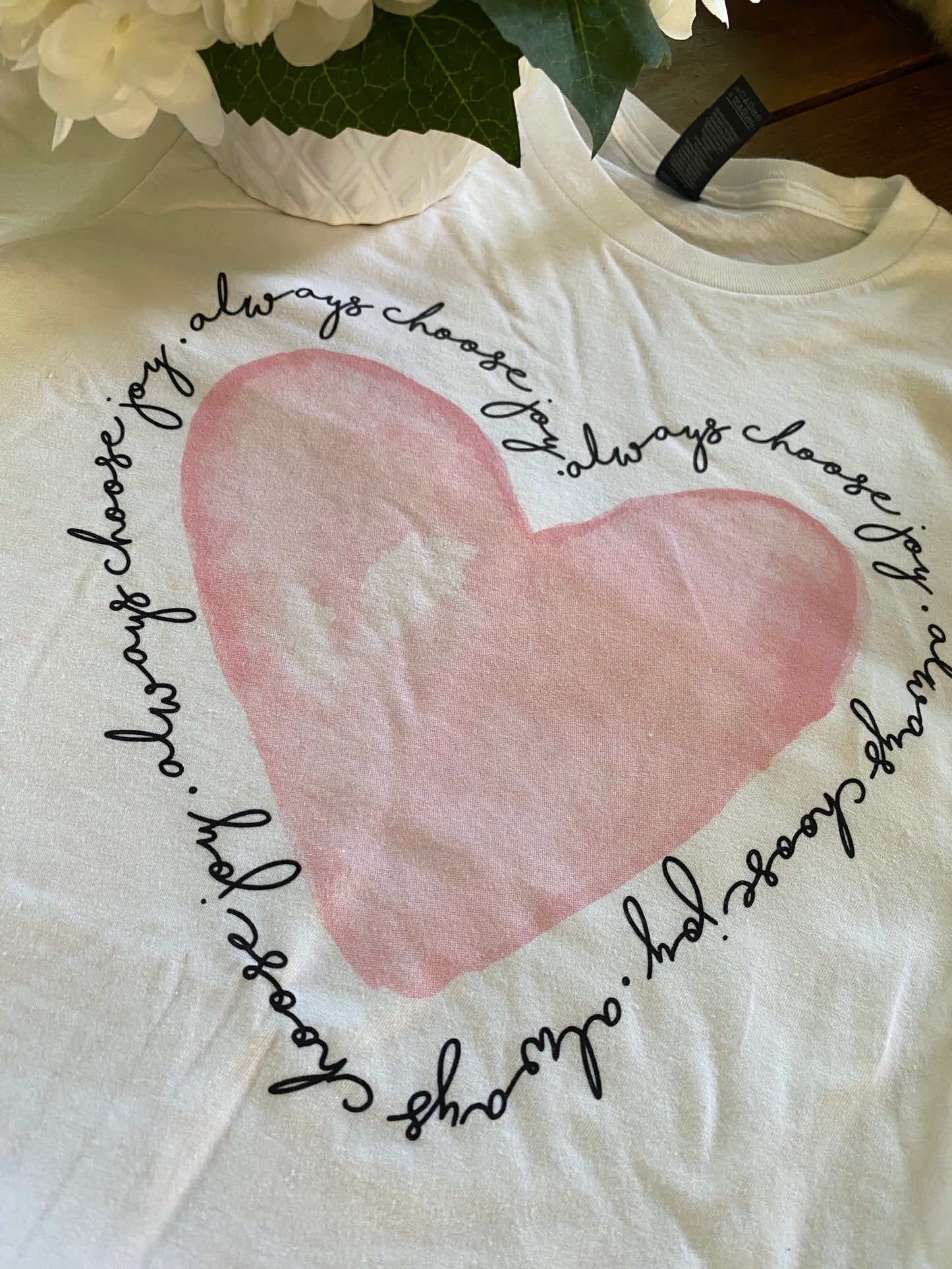 Always choose Joy Heart Tee