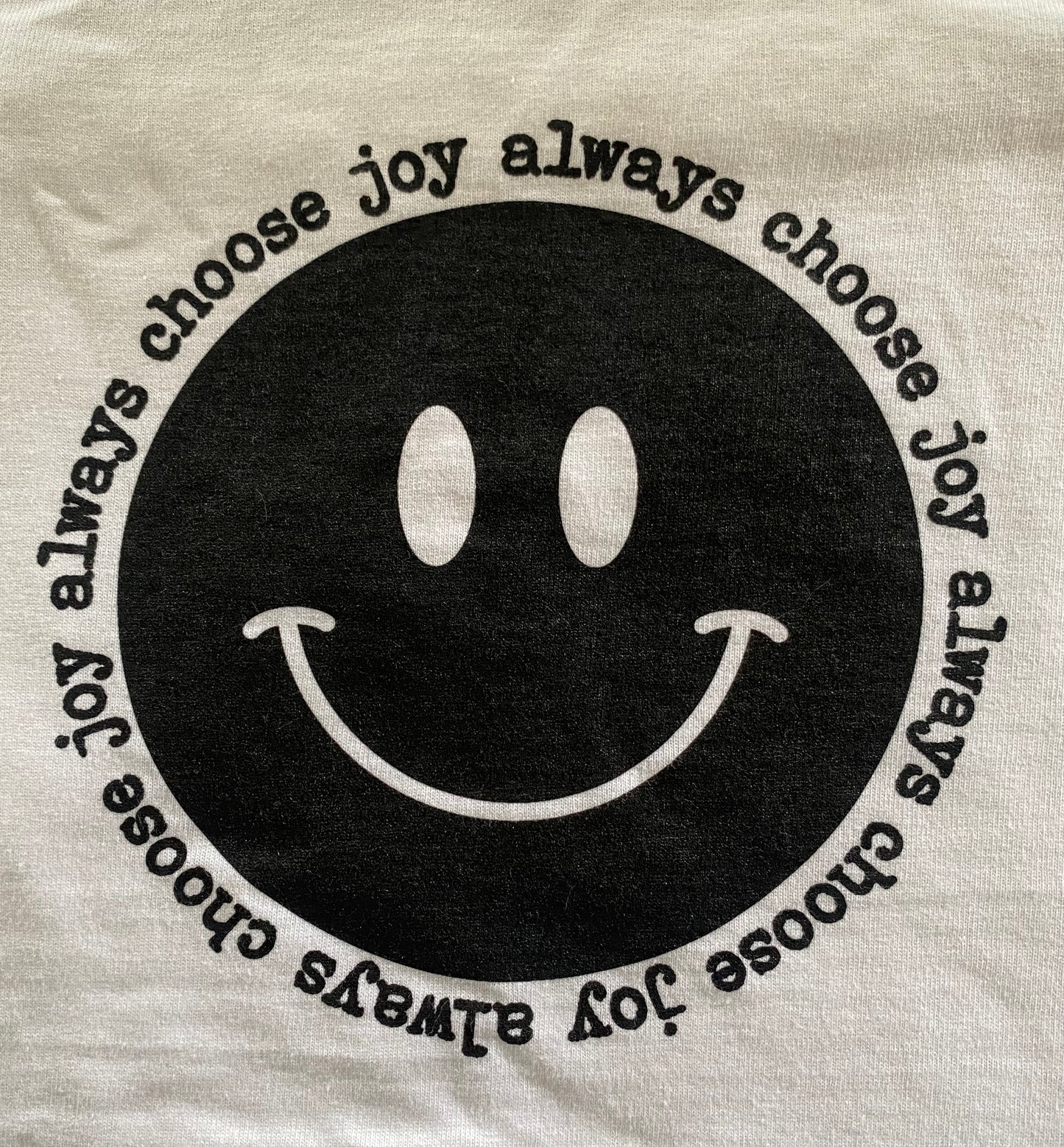 Always choose joy smiley face tee