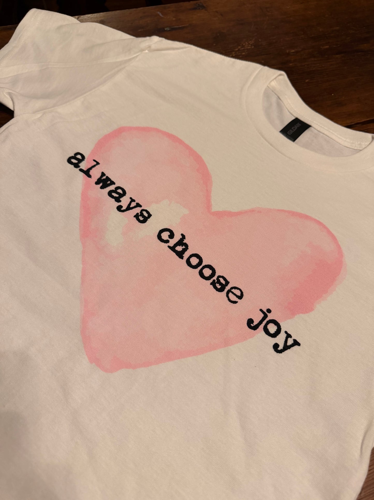 Always Choose Joy signature tee