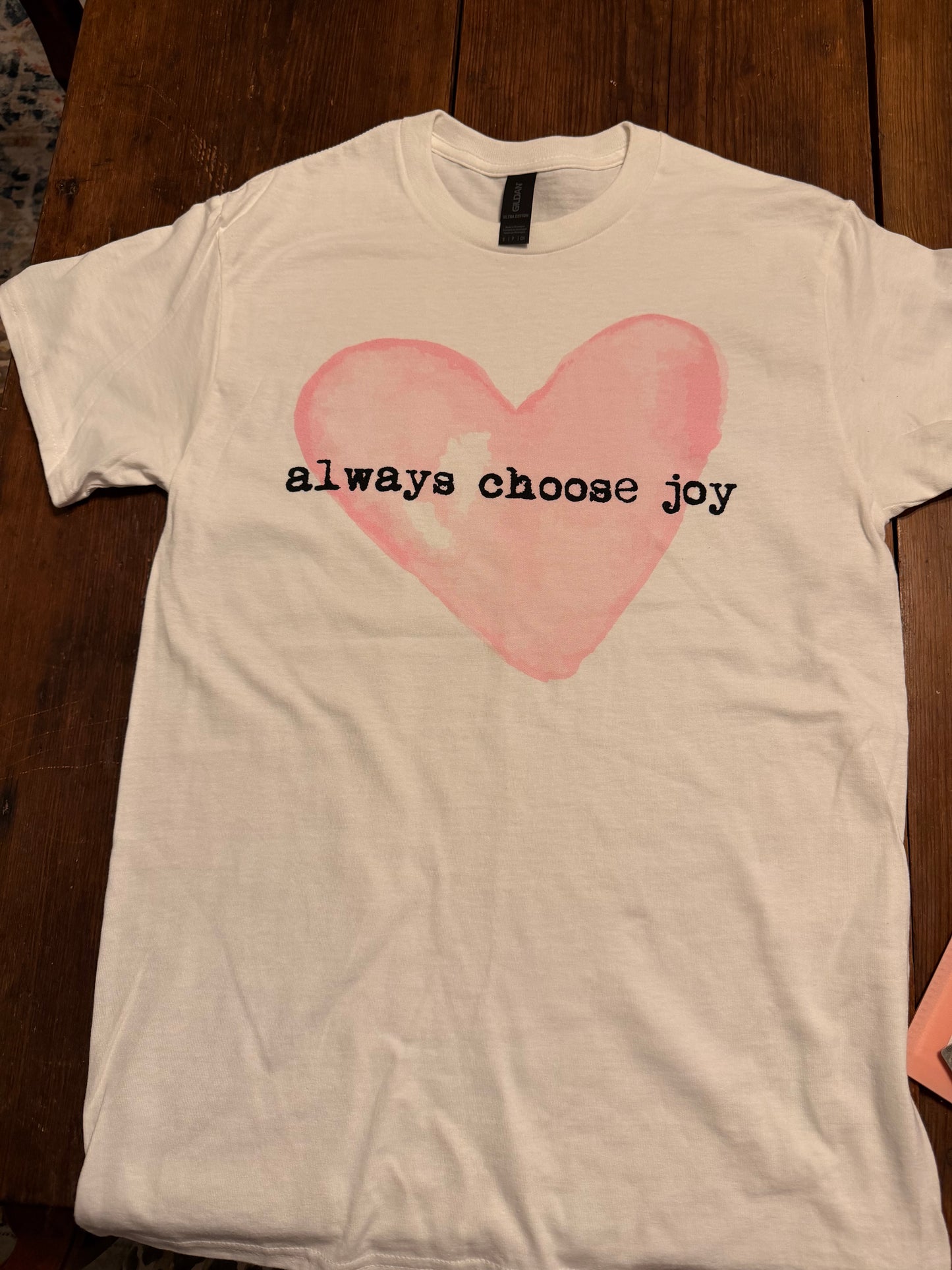 Always Choose Joy signature tee