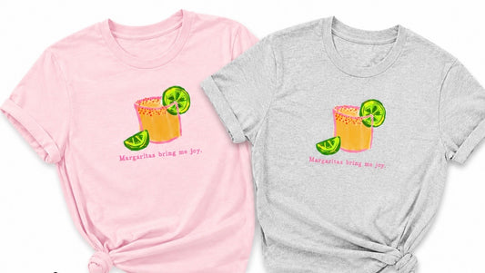 GREY Margaritas bring me JOY tee!