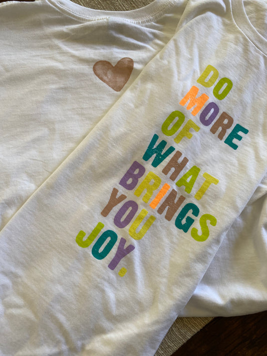 Colorful Always Choose Joy Tee