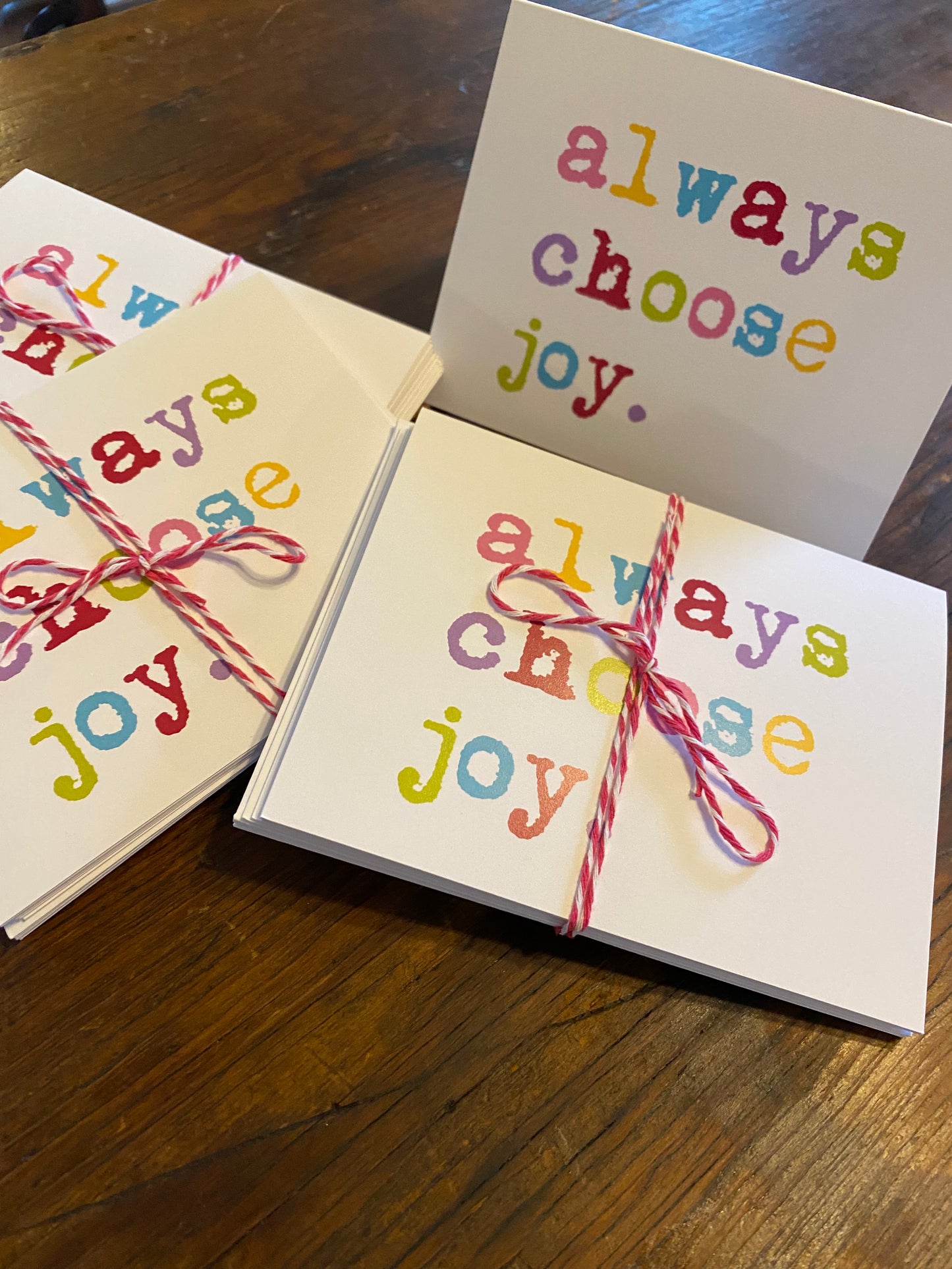 Always Choose Joy Notecards